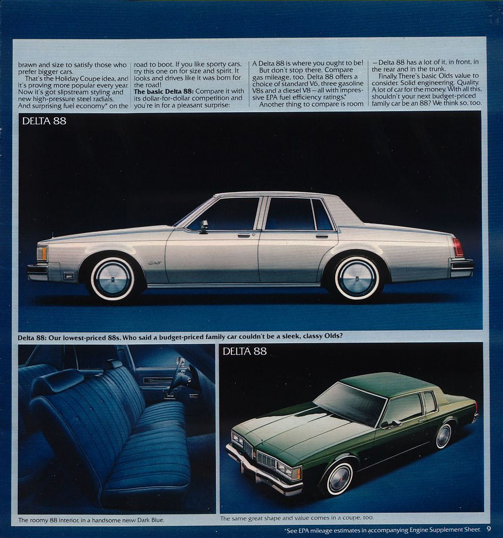 1980 Oldsmobile Full-Size Brochure Page 20